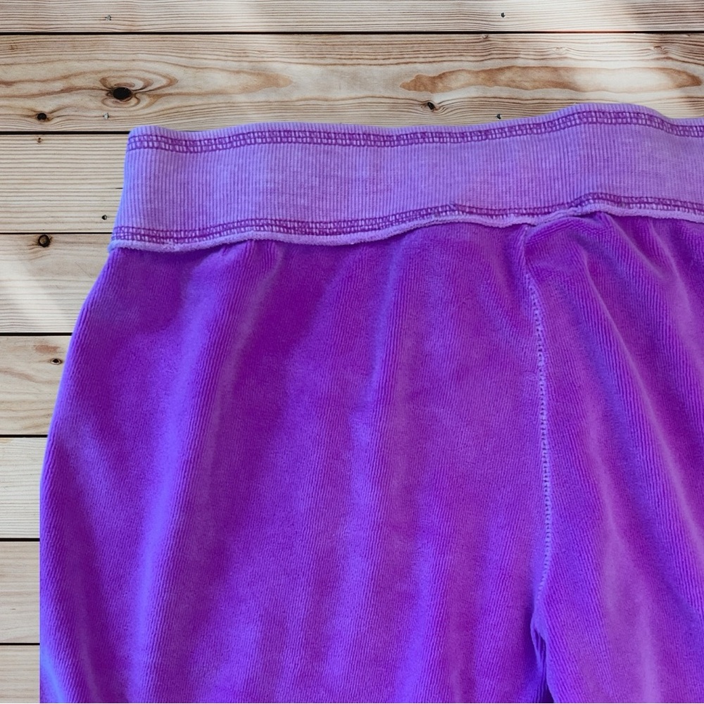 Y2K PINK Victorias Secret Purple Velour Velvet Track Suit Set Small Medium - Picture 13 of 15